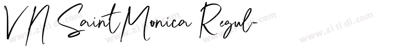 VN SaintMonica Regul字体转换 VN SaintMonica Regul字体转换